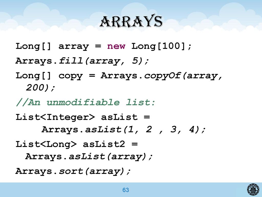Advanced programming in java ppt download